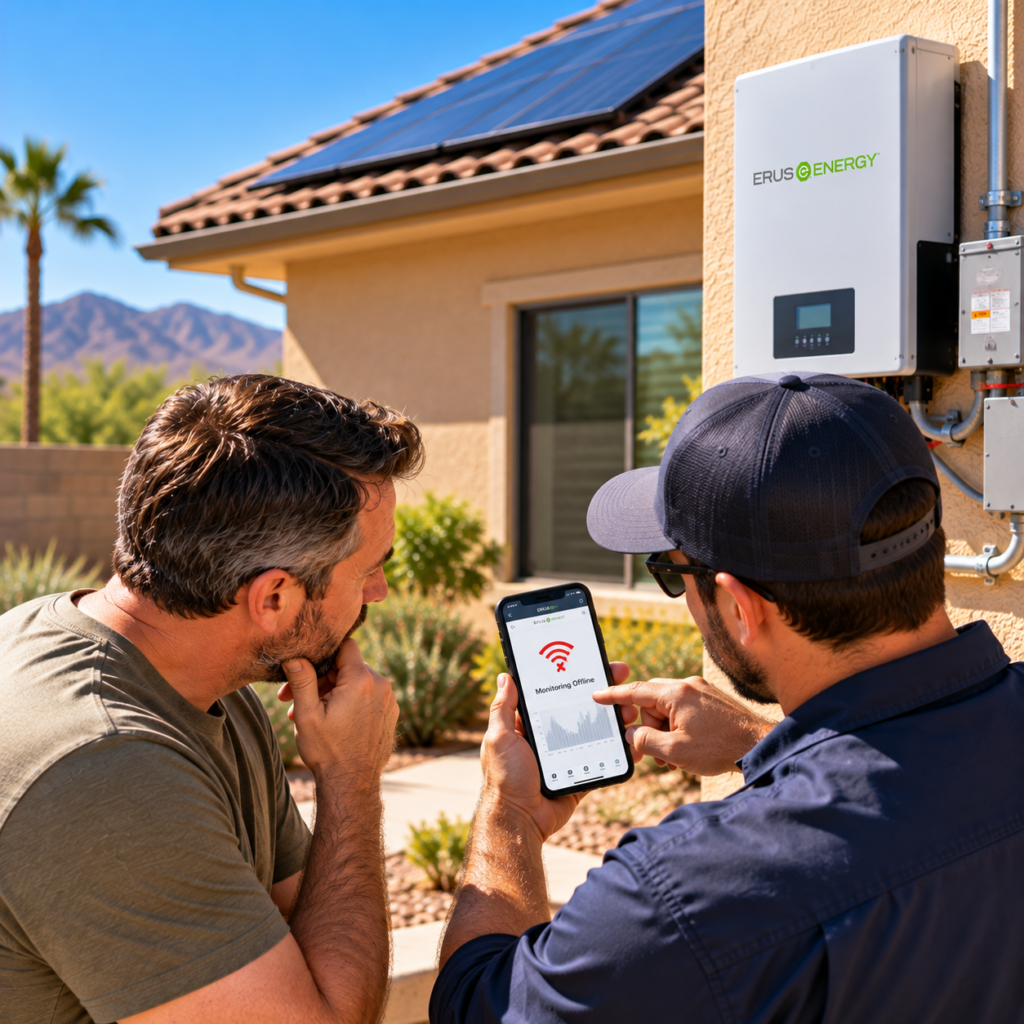 Erus Monitoring Is Offline. Does That Mean My Solar Stopped Working?