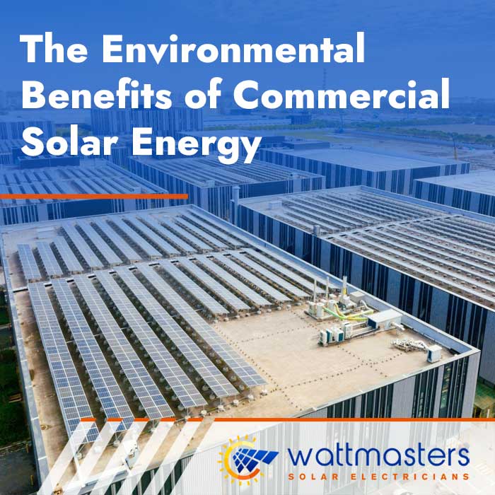 blog about how commercial solar has many environmental benefits