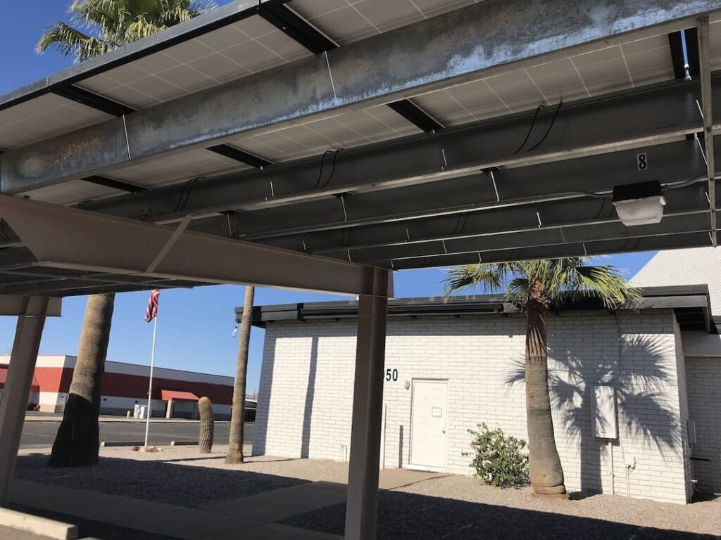 solar panel carport installation in phoenix